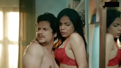 Indian hottie takes his cock in her mouth and moans